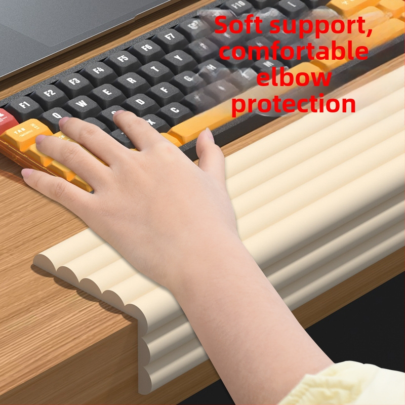 Десктоп подложка за лакти на бюрото, мека пяна, самозалепваща защитна лента за ъгъл на масата; произход: Шенжен; не е внос; марка: Други; опаковка по заявка; без частни марки