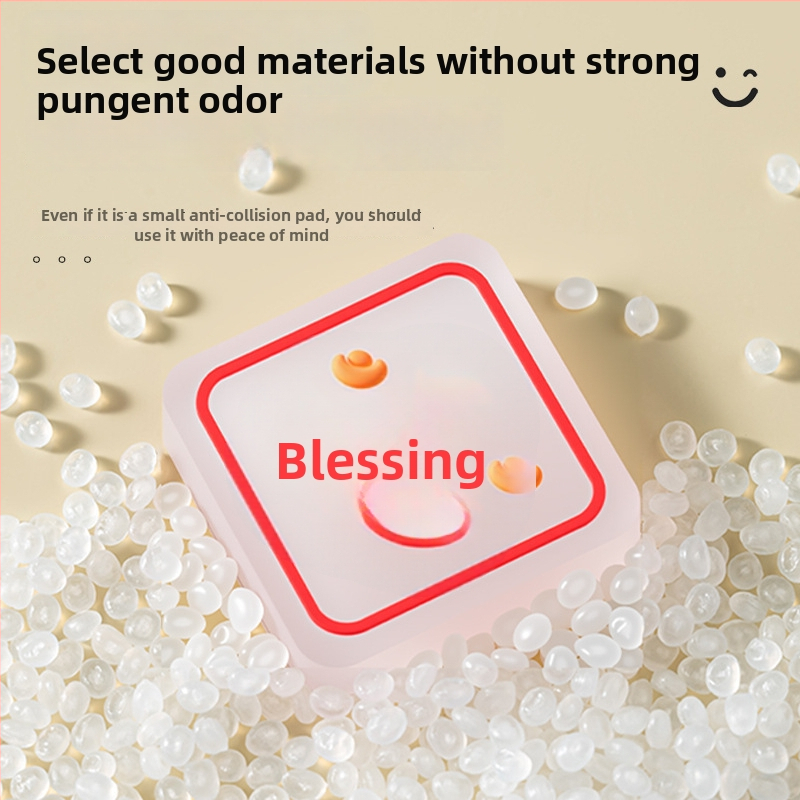 Priešsusidūrimo silikoninis komplektas spintos durų rankenėlių apsaugai - Prekės ženklas: Friendly; Vietinis gaminys; Pakuotė: Kitas; Pagrindinė pardavimo sritis: Kita