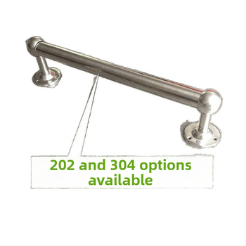 Storas ir ištiesta rankšluosčio lazda iš 304 nerūdijančio plieno, vonios kambariui, CE sertifikatas, viena lazdelė, prekės ženklas Kuyi