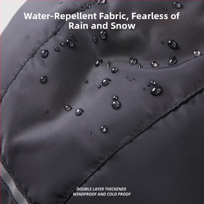 Motociklo kelio apsaugos — vandeniui atsparios, storesnės, nuo vėjo, tinka elektriniams dviračiams — Prekės numeris 8768; Prekės ženklas: Other; Sandėlyje; Suaugusieji; 2025 ruduo