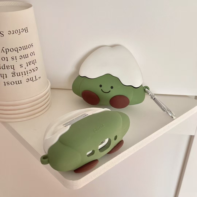 Silikoonkorpus AirPods 4. põlvkonna ja AirPods Pro 2 jaoks, multikas stiil, injektsioonvormimine, kohandatav