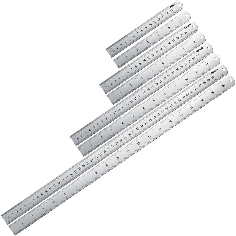 Metallist joonlaud, kahepoolsed skaala, ristkülikukujuline, paksus 0,7–0,8 mm, mudel ZCG-15