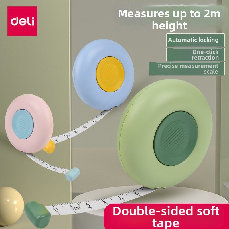 Deli TT102 Plastmassist taskujoonlaud – kompaktne mõõtevahend (Bränd: Deli; Mudel: TT102; Materjal: Plastik; Kuju: Joonlaud; Kategooria: Joonlaud/Mõõtevahend)