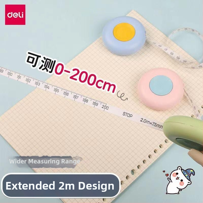 Deli TT102 Plastmassist taskujoonlaud – kompaktne mõõtevahend (Bränd: Deli; Mudel: TT102; Materjal: Plastik; Kuju: Joonlaud; Kategooria: Joonlaud/Mõõtevahend)