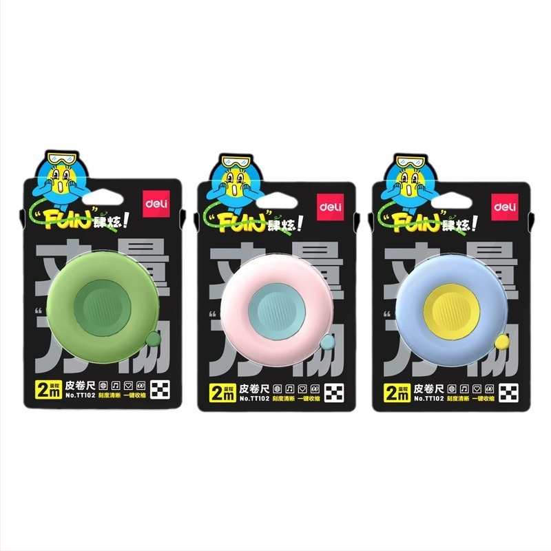 Deli TT102 Plastmassist taskujoonlaud – kompaktne mõõtevahend (Bränd: Deli; Mudel: TT102; Materjal: Plastik; Kuju: Joonlaud; Kategooria: Joonlaud/Mõõtevahend)