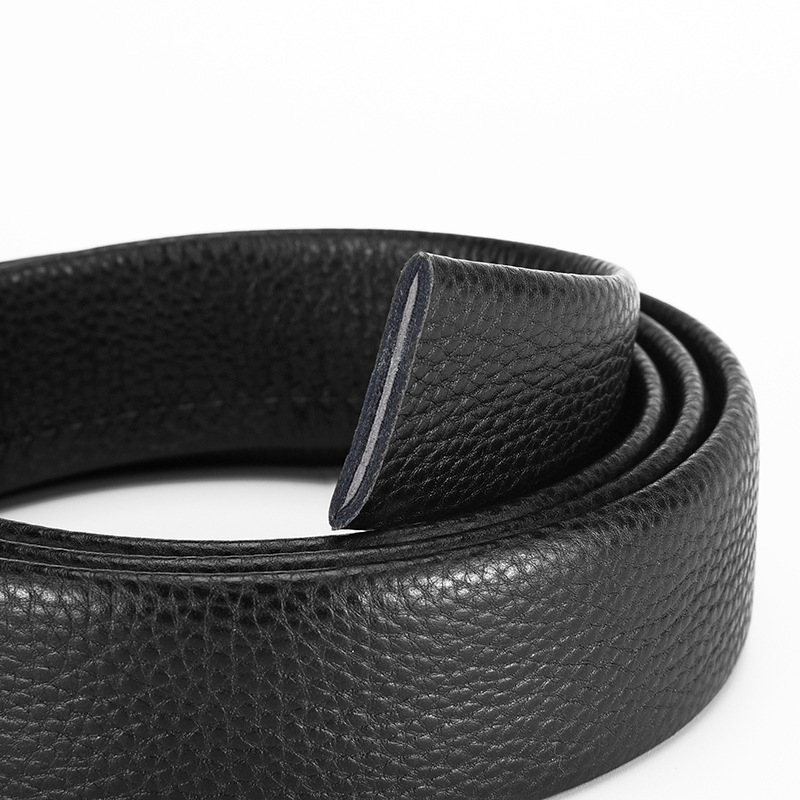 Meeste ehtne nahast vöö, esimese kihi lehmanahk, automaatne kinnitussüsteem, äriline minimalistlik stiil, laius 2–4 cm