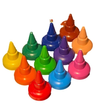 Детски пръстови пастели за рисуване, пластмасова обвивка, персонализация на лого, обвивка от картон и пластмаса, нето тегло 0.07 кг