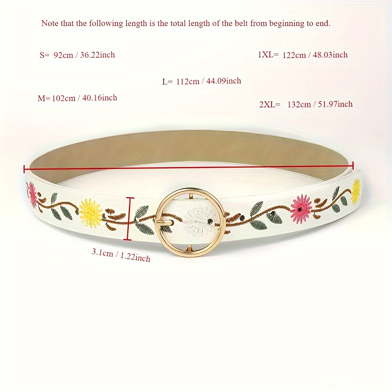 Ženski pojas Y2K s vezom, PU materijal, metalna kopča od legure, kopča s iglom, širina 2–4 cm