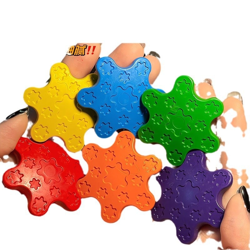 Петалобразни пастели за рисуване — подаръчен комплект, персонализируеми, опаковка от картон и пластмаса