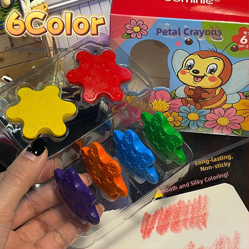 Lillekujulised kriidid maalimiseks — kingitus komplekt, kohandatav, pakend kartongist/plastikust