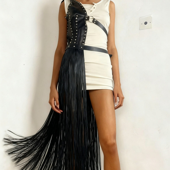 Naistele vöö talja kutud ja nööpidega, kunstliku nahaga, lavastuseseasäärtus, 2025 sügisväljaanne