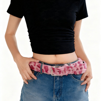 Imitatsioonnahast vöök alloy-spragiga, pin-lukuga, 2–4 cm laius, pank stiil.