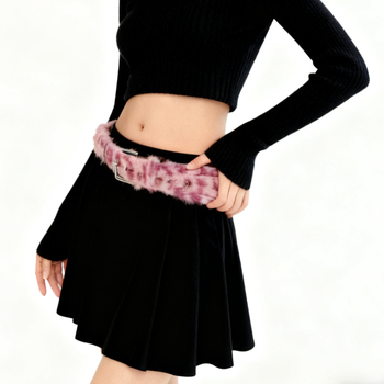 Imitatsioonnahast vöök alloy-spragiga, pin-lukuga, 2–4 cm laius, pank stiil.