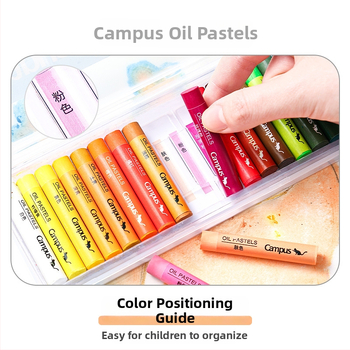 Kokuyo aliejinių pastelinių dažų rinkinys, modelis WSG-CR101B, dovana klasiokams Kalėdoms