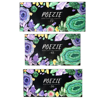 Pärlvärvi akvarellvärvide komplekt — 36/48/72 tooni, karbis, tootja: Weaton