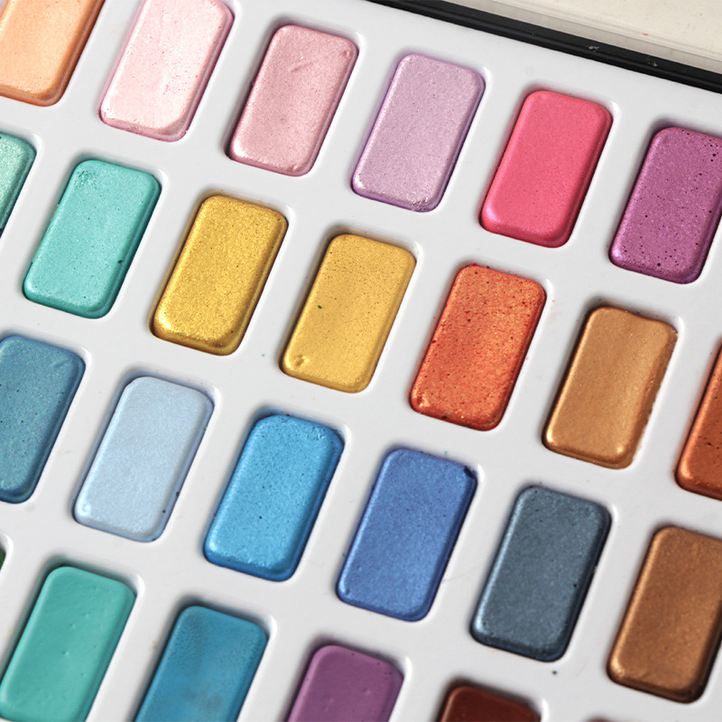 Pärlvärvi akvarellvärvide komplekt — 36/48/72 tooni, karbis, tootja: Weaton