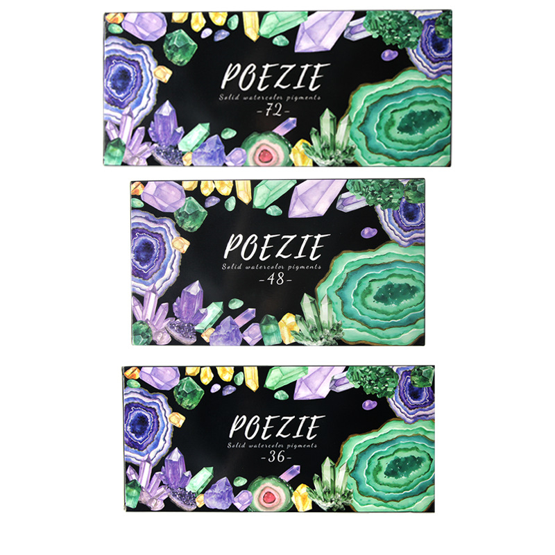 Pärlvärvi akvarellvärvide komplekt — 36/48/72 tooni, karbis, tootja: Weaton