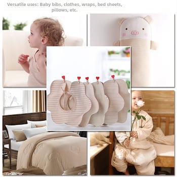 100% pamut csecsemő ruházathoz — bőrbarát, testhez álló anyag alvóruha és alsónemű számára, őszi–téli szezonra