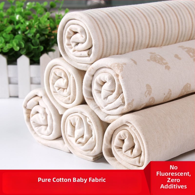 100% pamut csecsemő ruházathoz — bőrbarát, testhez álló anyag alvóruha és alsónemű számára, őszi–téli szezonra