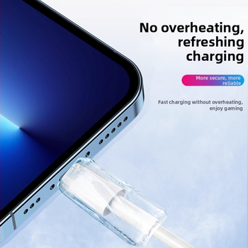 Pinshun USB į Lightning duomenų kabelis, PD greitas įkrovimas, viengubas kištukas, TPE medžiaga