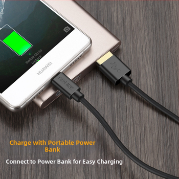 CE-LINK Micro USB duomenų kabelis - grynas varinis laidininkas, pynuotas skydas su aliuminio folija ir žemės laidu, PVC korpusas, automatinis išjungimas