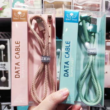 Kiki USB duomenų įkrovimo kabelis, 2.1A, USB sąsaja, viengala galvutė, modelis SD-170