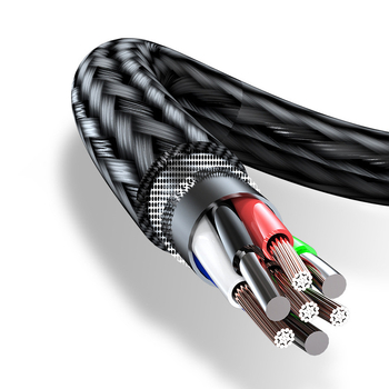 Trys viename pintas kabelis su vienu į tris jungtis, Micro USB, ilgis 0,5–1 m, greitas įkrovimas, suderinamas su Apple, Huawei ir Android telefonais