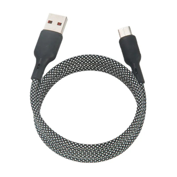 Flash repairman magnetinis įkrovimo kabelis su Lightning ir USB-C, pynėtas, vienas galas, 66W maksimali galia