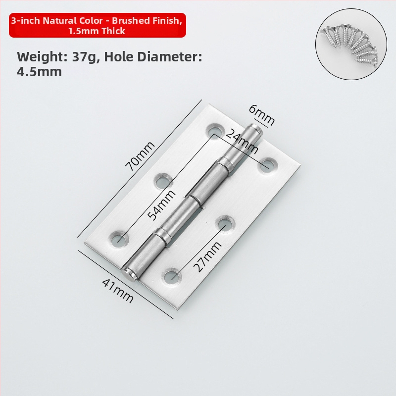 Roostevabast terasest kinnitusliigesed kappidele, ustele ja akendele; viimistlus: harjatud ja pihustatud; stiil: kaasaegne minimalistlik.