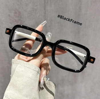 Skaitymo akiniai, pilno rėmo kvadrato dizainas, PC lęšiai, atsparūs radiacijai