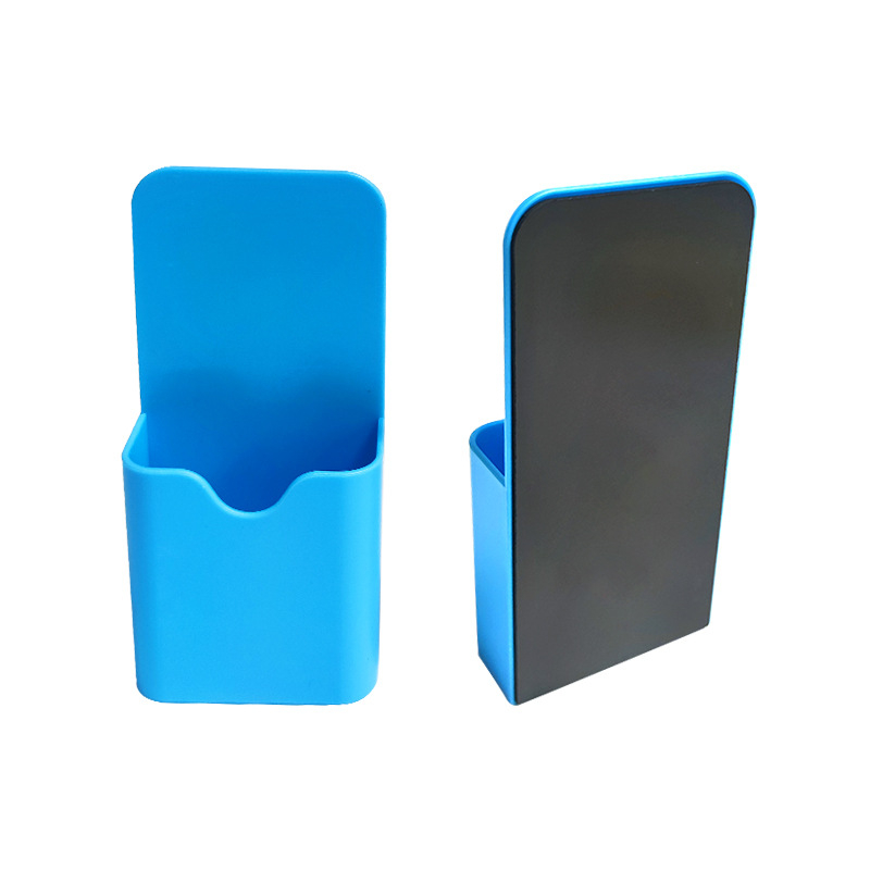 Magneetiline pliiatsihoidja, plastikust, ruudukujulise kujuga, logotüübi trükkimine ja kohandamine.