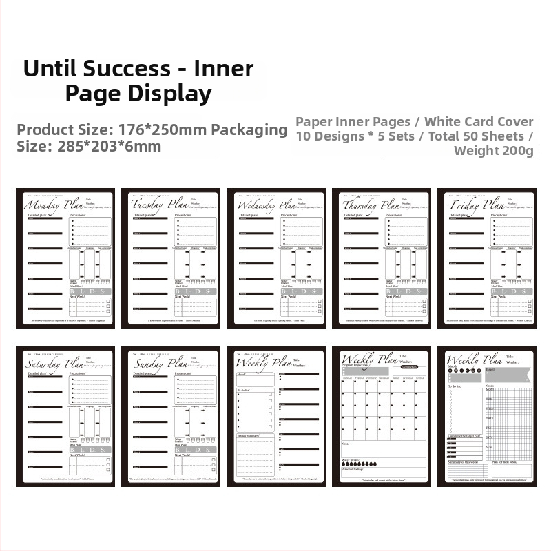 Spiralinė užrašų knygelė, 50 puslapių, popierinis viršelis, kūrybinio stiliaus užrašų knygelė