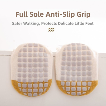 Beebide puuvillased sokid keskmise varre kõrgusega, libisemisvastane kummist tald, hingavad, kevad-sügis