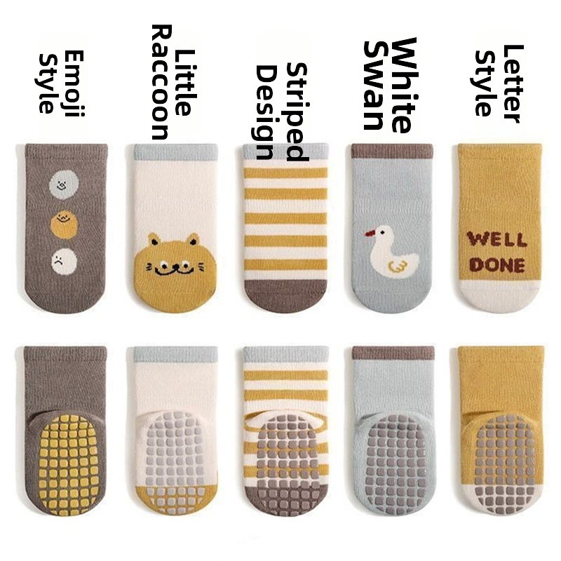 Beebide puuvillased sokid keskmise varre kõrgusega, libisemisvastane kummist tald, hingavad, kevad-sügis