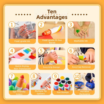 Sta laste marker — toidukvaliteediga, pestav, kiire kuivan, mudel 8930; joonte paksused 6/10/12/20 mm