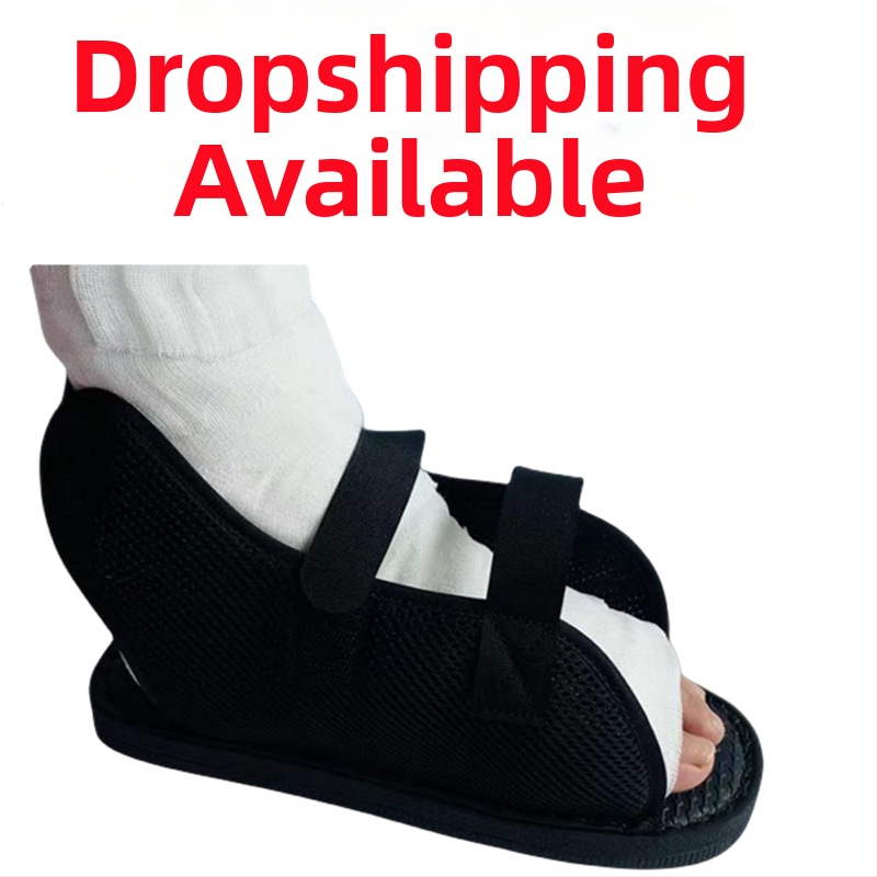 Pooperacinės fraktūros apsauginės avalynės su atvira viršutine dalimi, antistatinių, tinklelio viršus (naudojama su gipais)