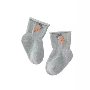 Beebide sokid 0–3 kuu vanustele, kevad-sügis, klass A, hingav puuvill, keskmise pikkusega toru, unisex