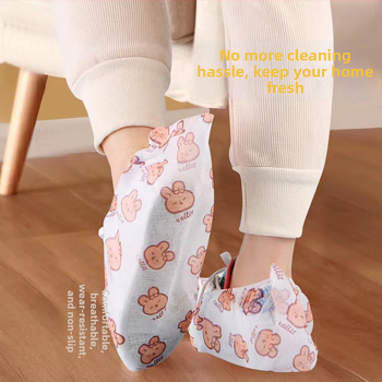 Ühekordsed trükitud jalanõukaitsekatted mitte-kootud materjalist, tolmu eest kaitsvad, paksendatud, töökoja ja klassiruumi jaoks