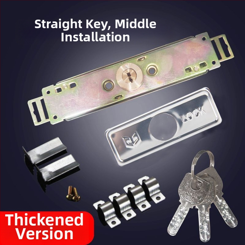 Universali rulinių durų užraktas, geležies korpusas su vario šerdimi, modeliai Cross/Computer/Moon, centrinis arba apatinis atidarymas, tipas: įtempimo užraktas