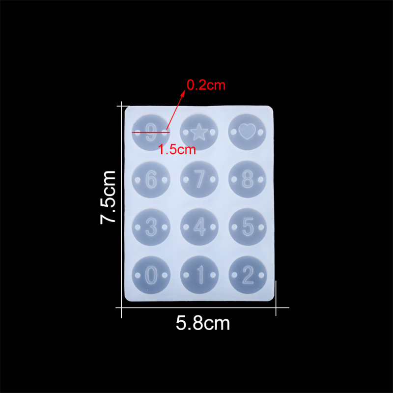 Silikoonvorm tähestiku ripude jaoks ühe või kahe ava jaoks, inglise ladina tähed