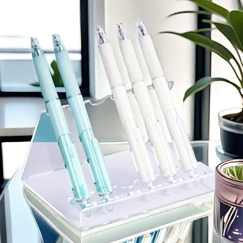 Darbalaukio akrilo kosmetikos laikiklis – antakių pieštukų demonstravimas ir akių šešėlių šepetėlių saugojimas