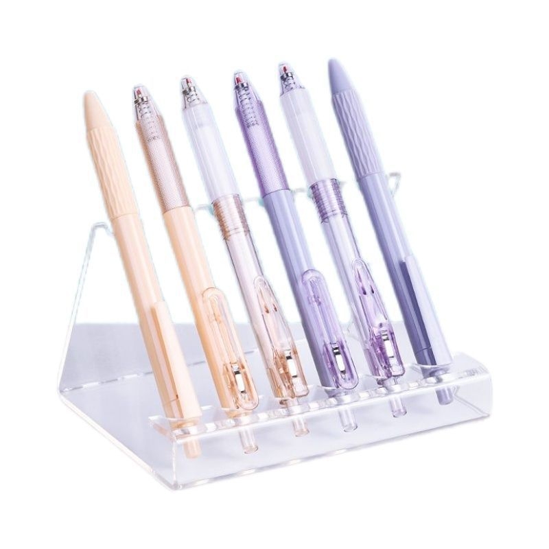 Darbalaukio akrilo kosmetikos laikiklis – antakių pieštukų demonstravimas ir akių šešėlių šepetėlių saugojimas