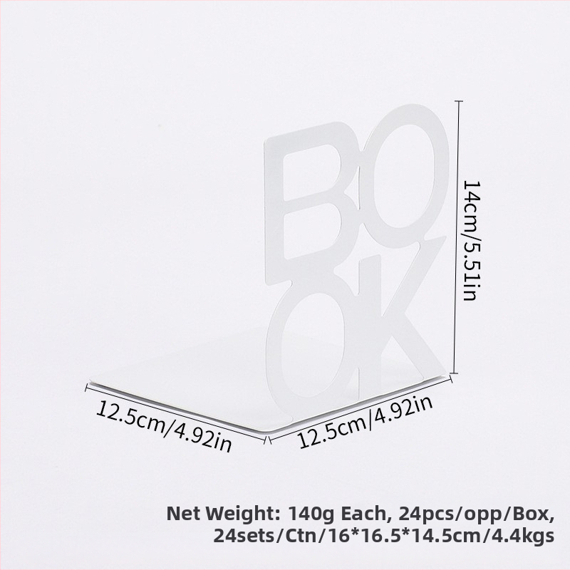 Metallist raamatu alus kontorile ja koolile – mudel 2013, Materjal: Metall, Neto kaal: 140 g, Pakend: 24 tk kartongis