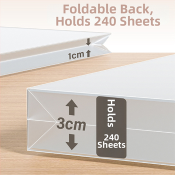 Piešimo albumo saugojimo rinkinys su dėklais ir saugojimo krepšeliu (Medžiaga: PP; IP leidimas: Ne)