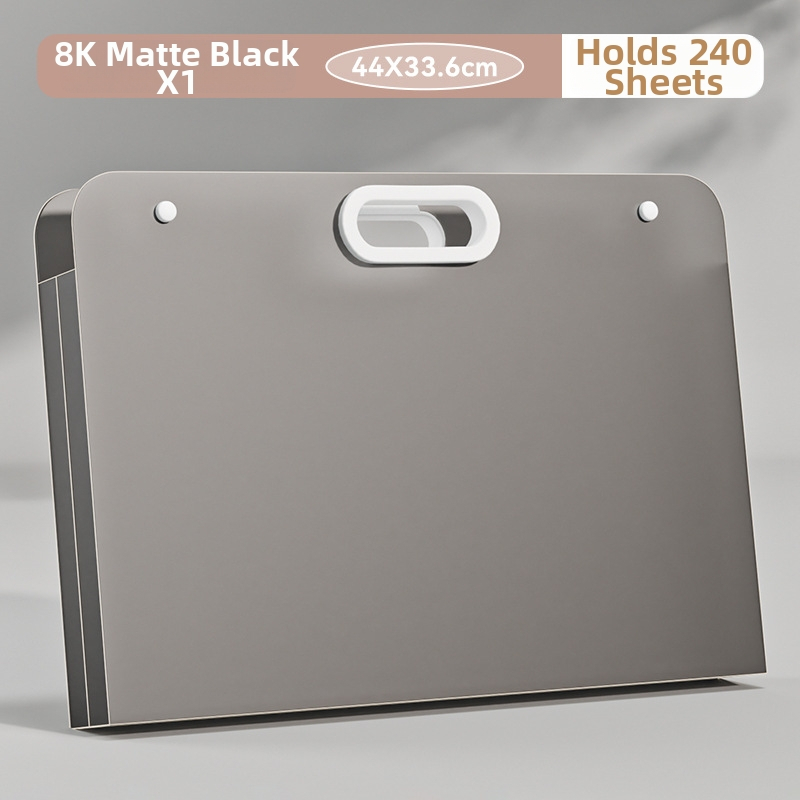 Piešimo albumo saugojimo rinkinys su dėklais ir saugojimo krepšeliu (Medžiaga: PP; IP leidimas: Ne)