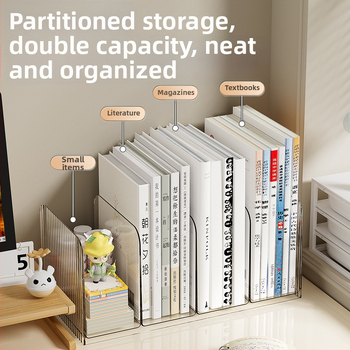 Läbipaistev laua raamatuklamber, plastikust, mudel: Book Stand, neto kaal 180