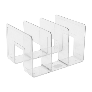 Asztali könyvtartó szeparátorokkal, műanyag, modell 38011215 (Modell: 38011215, Anyag: Műanyag, Importált: Nem, IP engedély: Nem)