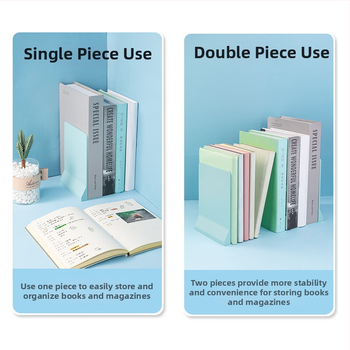 Deli Metalinis Knygų Laikiklis su Stalčiu, Biuro Saugojimui, Kūrybingas ir Paprastas Dizainas (Prekės ženklas: Deli; Medžiaga: Metalas; Nereikia Elektrinės Įrangos; Skirta Biurui)