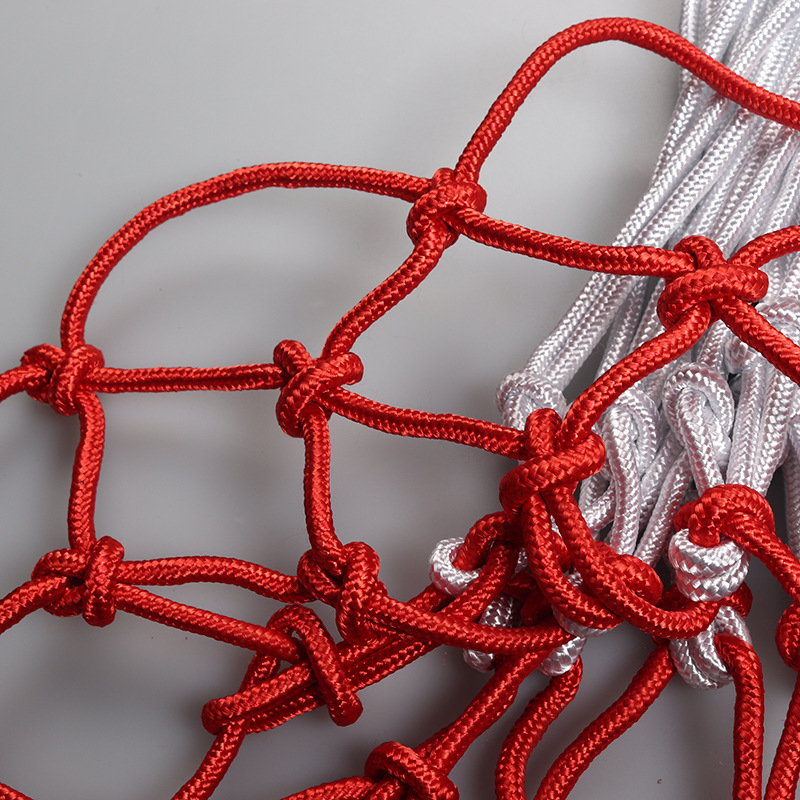 Nailonist korvpallivõrk raami jaoks - päikesekindel ja vihmavastane, võistluste jaoks, laste korvpallivõrk