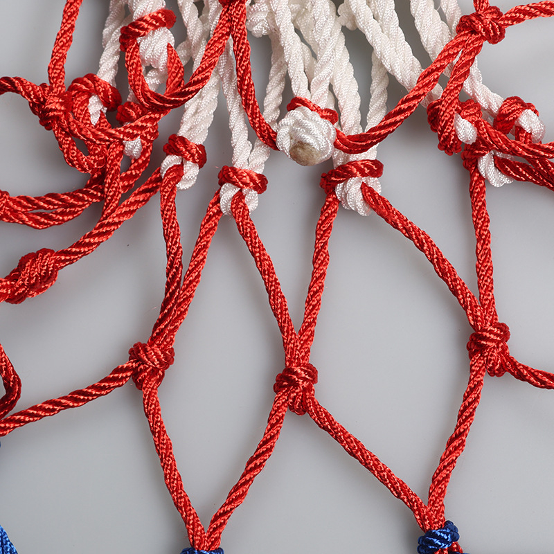 Nailonist korvpallivõrk raami jaoks - päikesekindel ja vihmavastane, võistluste jaoks, laste korvpallivõrk